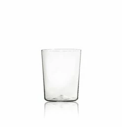 Simple Hand Blown Water Glass In Clear