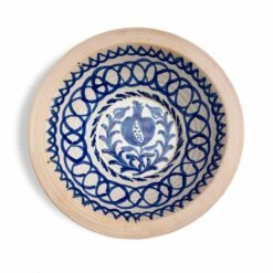 Hand Painted Lebrillo Bowl - Small Blue -Penguin Random House Sales Store Pomegranitesmalltop260821v1 f92fc7bd 867a 4627 a811 4256320536e9