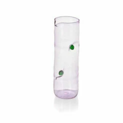Tall Glass Jug In Violet With Green -Penguin Random House Sales Store QASai7 w