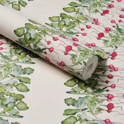 Radish Stripe Wallpaper -Penguin Random House Sales Store Radish stripe roll