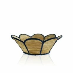 Conchita Woven Bowl - Midnight Blue