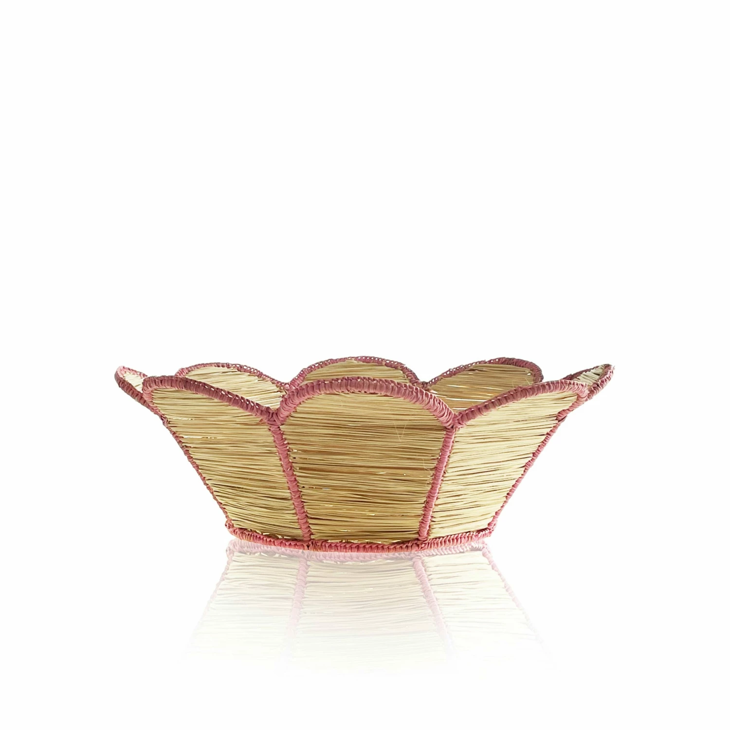 Conchita Woven Bowl - Rose Pink 3 Conchita Woven Bowl - Rose Pink