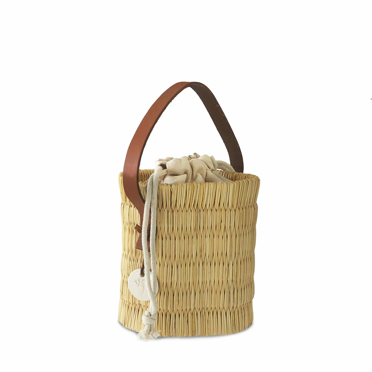 Handwoven Reed Bucket Bag 3 Handwoven Reed Bucket Bag