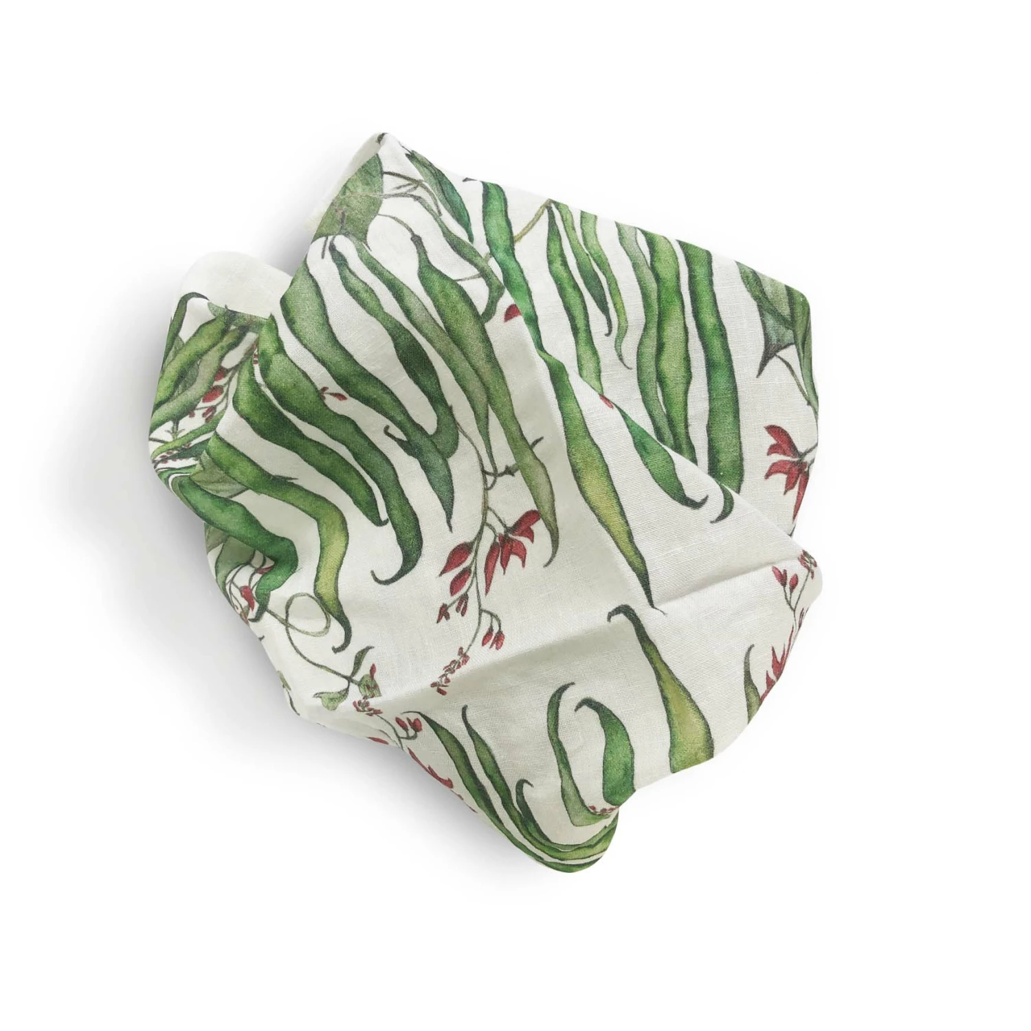 Bean Flower Linen Napkin 4 Bean Flower Linen Napkin - Image 2