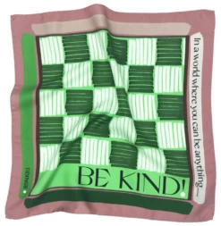 Silk Scarf/Neckerchief - Be Kind