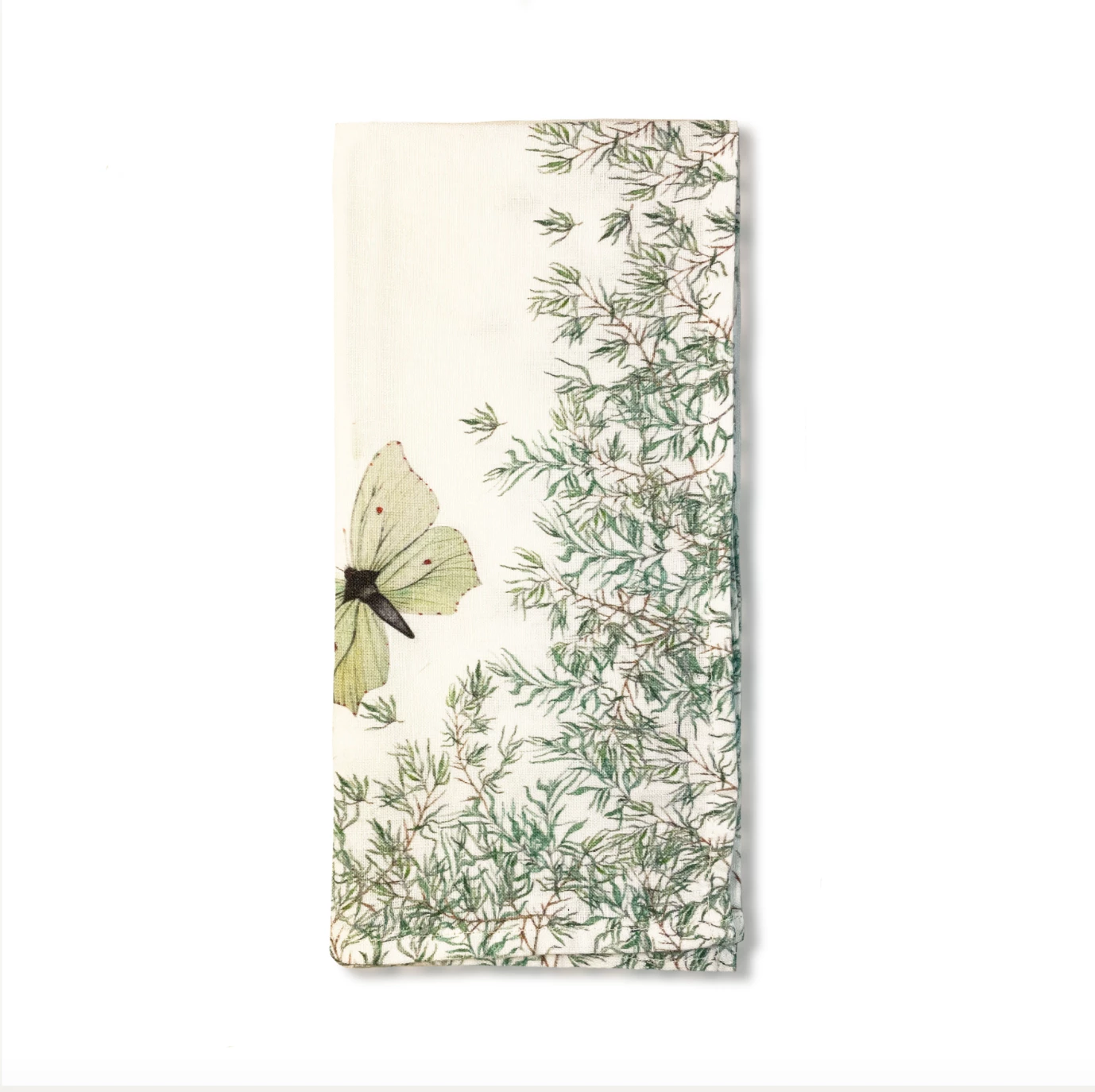 Brimstone Butterfly And Buckthorn Napkin 3 Brimstone Butterfly And Buckthorn Napkin