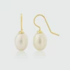 Gloucester White Freshwater Pearl & Gold Vermeil Drop Earrings -Penguin Random House Sales Store Screenshot2023 07 05at06.56.41