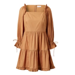 Tabby Mini Dress - Russet