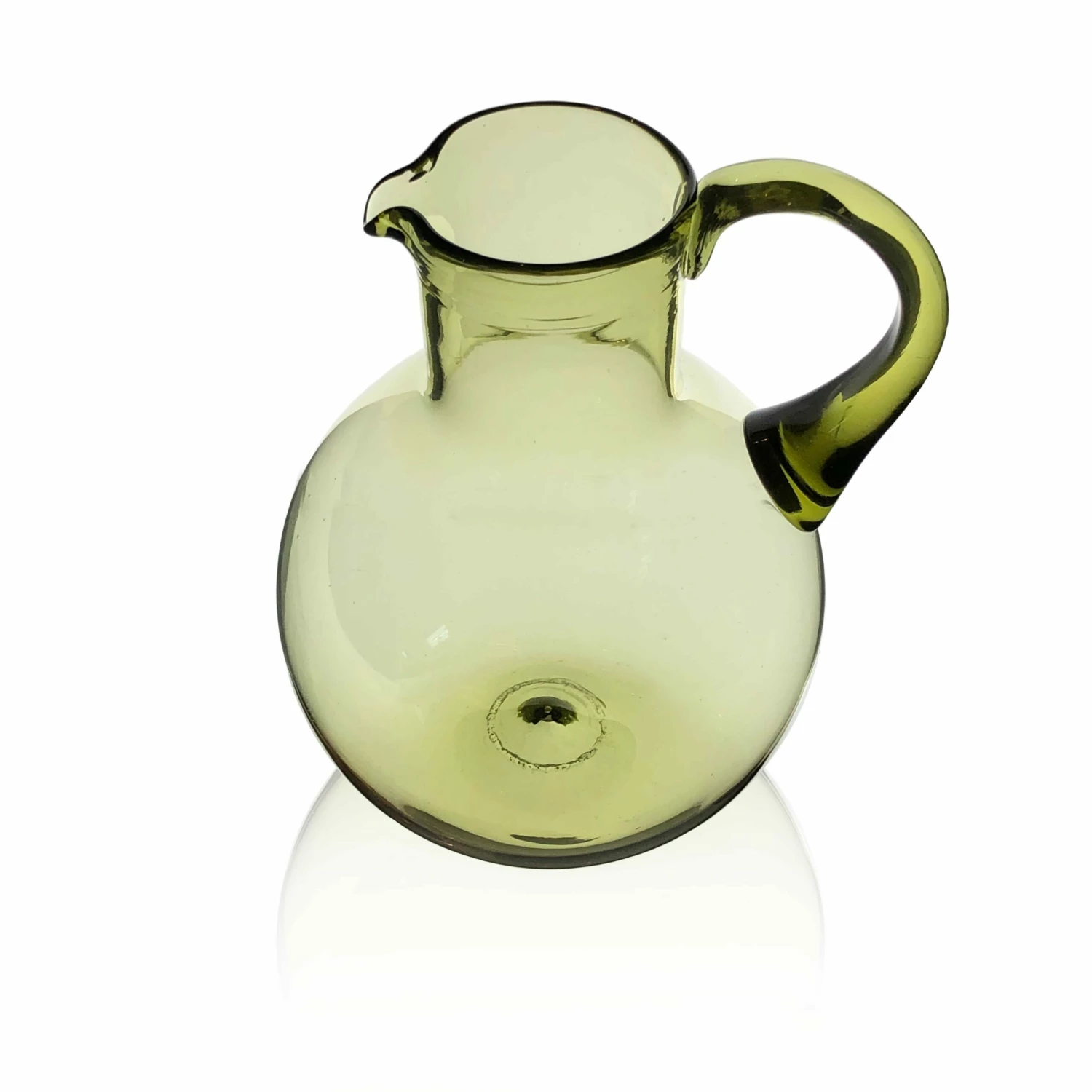 Simple Green Glass Water Jug 4 Simple Green Glass Water Jug - Image 2