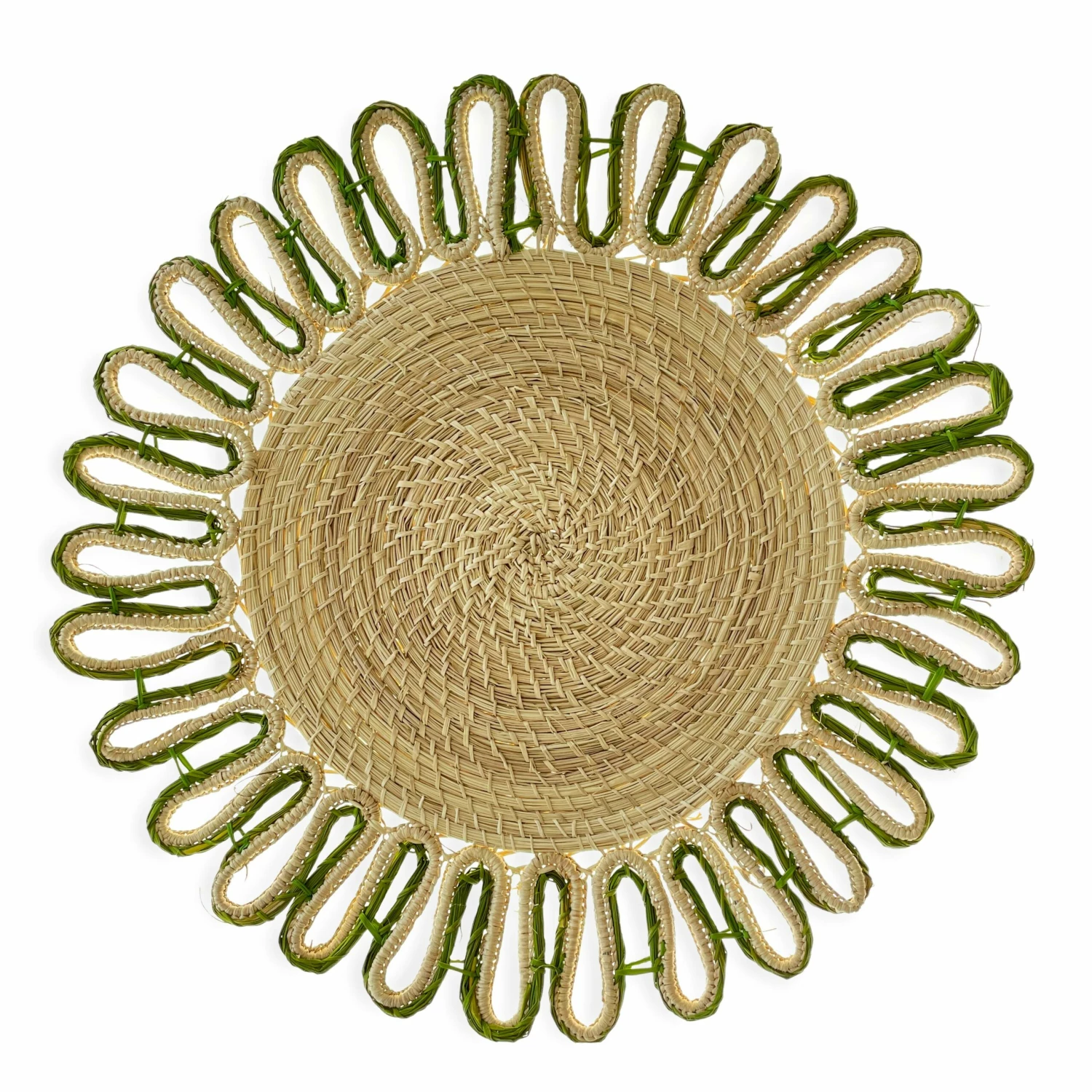 Estrella Woven Placemat - Olive Green 3 Estrella Woven Placemat - Olive Green