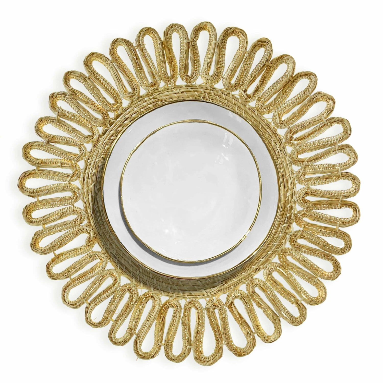 Estrella Woven Placemat - Natural 4 Estrella Woven Placemat - Natural - Image 2