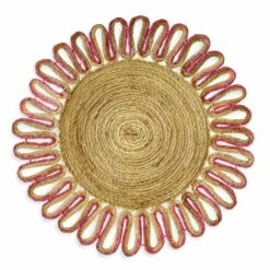 Estrella Woven Placemat - Rose Pink