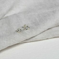 St Ives Silver Knot Stud Earrings -Penguin Random House Sales Store St Ives Silver Knot Stud Earrings
