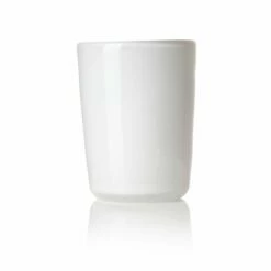 Thyme Hand Blown Water Glass In Opaque White