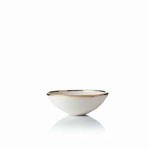 Cereal Bowl With Gold Edge 4 Cereal Bowl With Gold Edge - Image 2