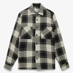 Whiting Overshirt In Black Beatnik