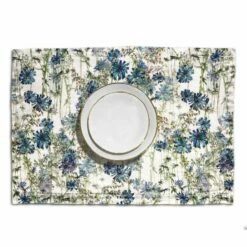 Wild Chicory Linen Placemat 5 Wild Chicory Linen Placemat -Penguin Random House Sales Store Wildchicory bowl160321v1