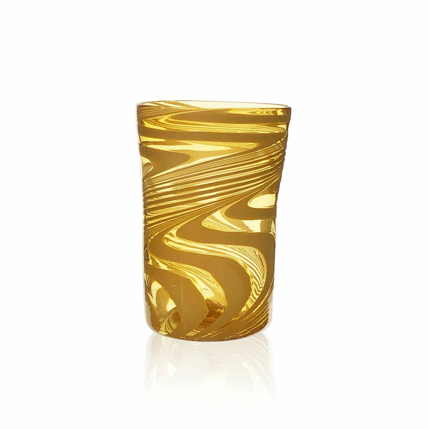 Murano Glass - Yellow 3 Murano Glass - Yellow