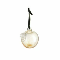 Apple Christmas Decoration - Gold -Penguin Random House Sales Store YytZtkHE