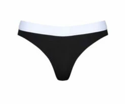 Davy J Bikini Briefs - Black With White