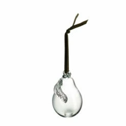 Pear Christmas Decoration - Clear