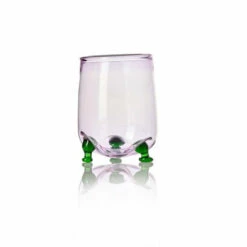 Cocktail Glass Violet With Green