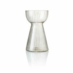 Optic Bud Vase - Smoke