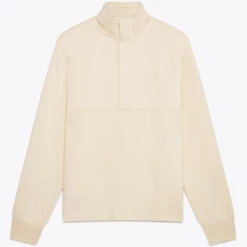 Wim Zip Sweatshirt - Ecru