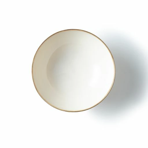 Cereal Bowl With Gold Edge 3 Cereal Bowl With Gold Edge